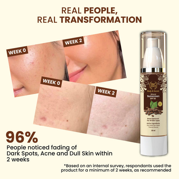 Body & Secret Mineral Sunscreen SPF 50