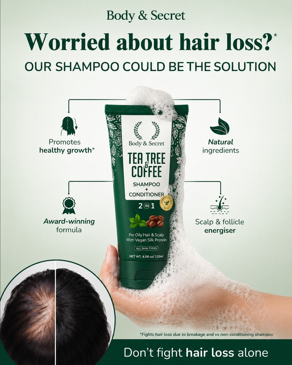 2 in 1 Shampoo & Conditioner