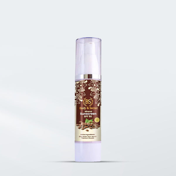 Body & Secret Mineral Sunscreen SPF 50